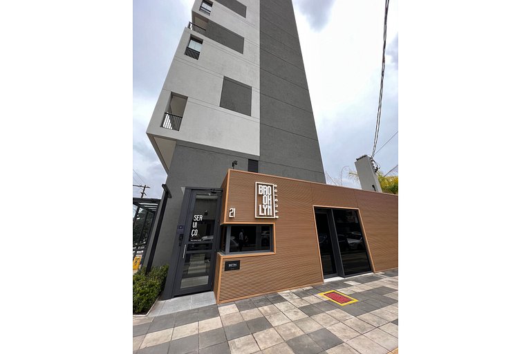 Estúdio Moderno a 200m do Metrô Brooklin