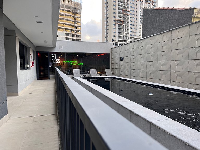 Estúdio Moderno a 200m do Metrô Brooklin