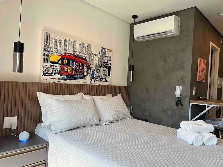 Estúdio Moderno a 200m do Metrô Brooklin