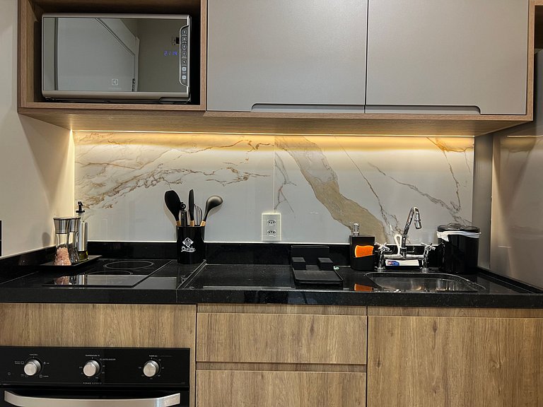 Moema Cotovia, Studio Sofisticado, Andar Alto c/ Gar