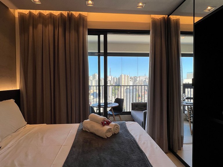 Frei Caneca - 23º Andar, Vista Livre, Alexa, WiFi 300Mb