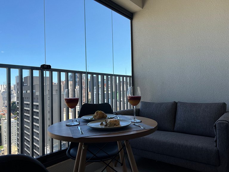 Frei Caneca - 23º Andar, Vista Livre, Alexa, WiFi 300Mb