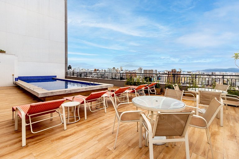 Studio Completo em frente Pq. Augusta