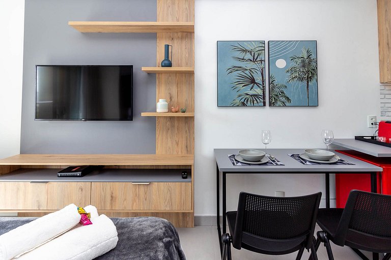 Moema Cotovia, Cama Queen, SmartTV, Fast Internet, Andar Alt