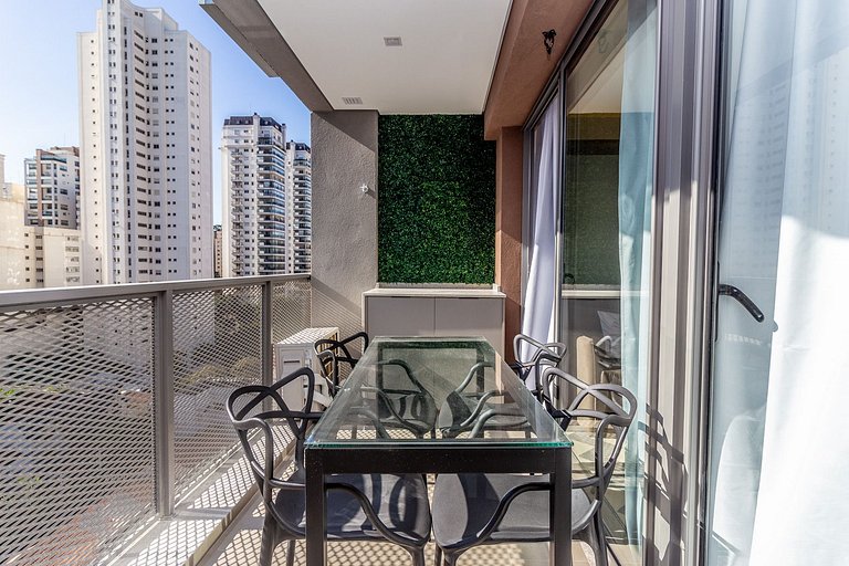 Pinheiros, Lindo Apto Completo c/ Garagem