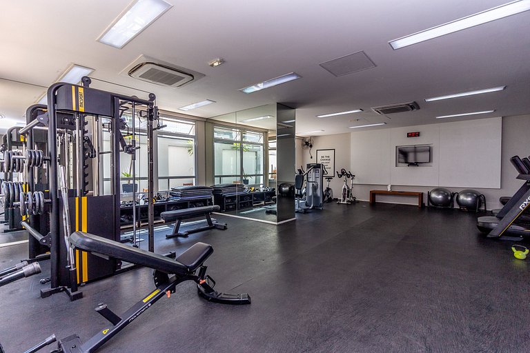 19º andar, 40m² com Garagem, Vista Livre