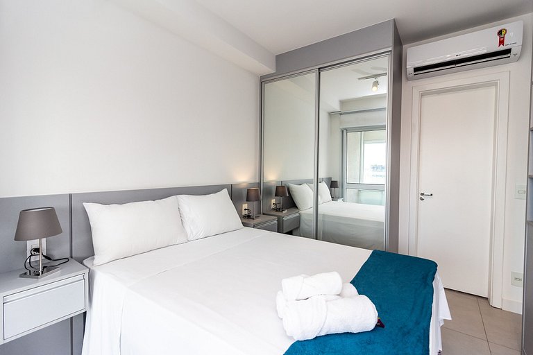 19º andar, 40m² com Garagem, Vista Livre