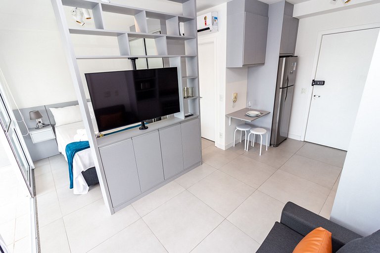 19º andar, 40m² com Garagem, Vista Livre