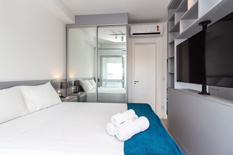 19º andar, 40m² com Garagem, Vista Livre