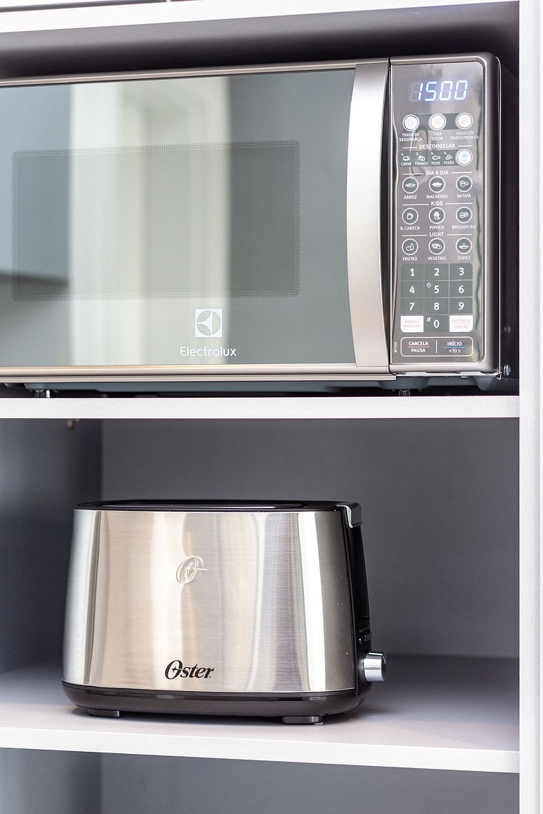 19º andar, 40m² com Garagem, Vista Livre