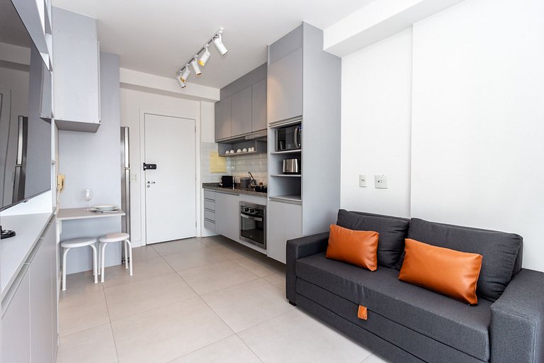 19º andar, 40m² com Garagem, Vista Livre