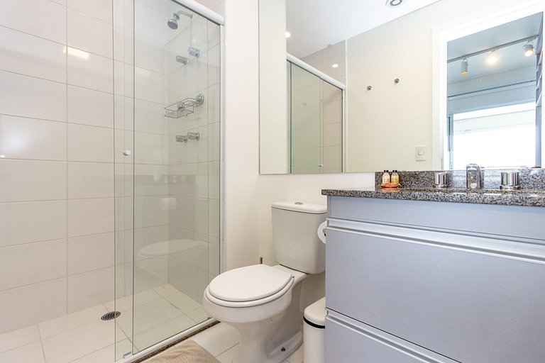 19º andar, 40m² com Garagem, Vista Livre