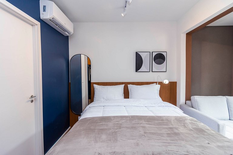 Studio Aconchegante no Melhor de Pinheiros