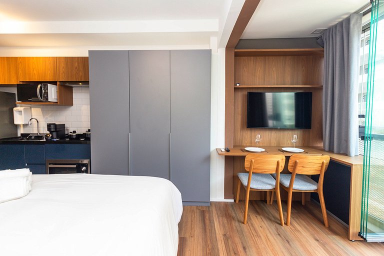 Studio no Melhor de Pinheiros-Jardins