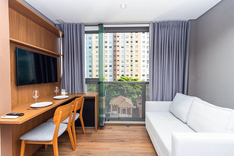 Studio no Melhor de Pinheiros-Jardins