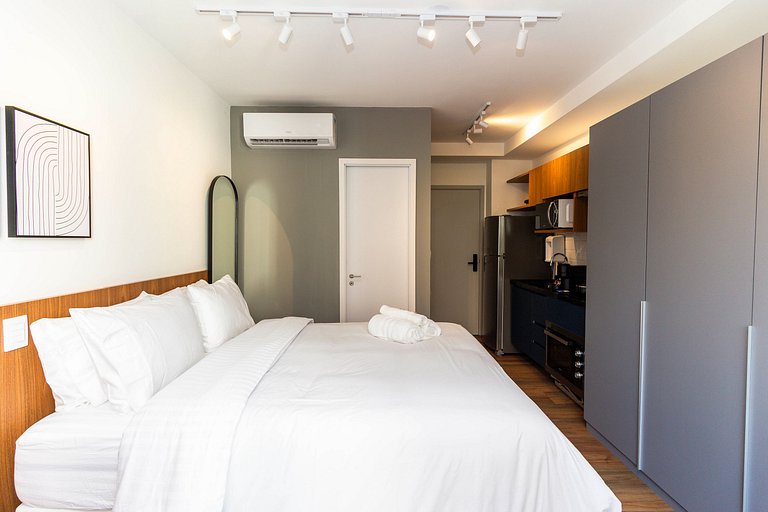 Studio no Melhor de Pinheiros-Jardins