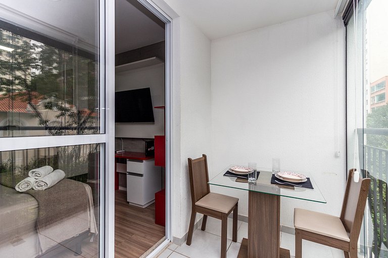 Studio Completo em frente Pq. Augusta