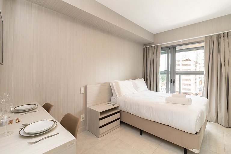 Moema Cotovia| Studio Completo c/ Garagem