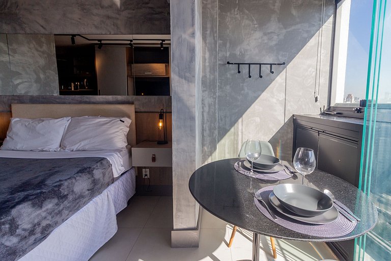 Vista Incrível Pôr do Sol | Andar Alto| Consolação