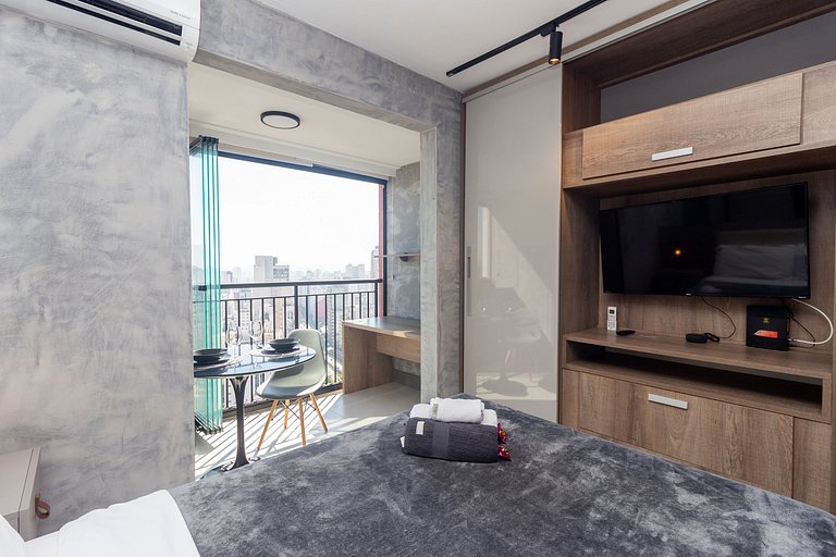 Vista Incrível Pôr do Sol | Andar Alto| Consolação