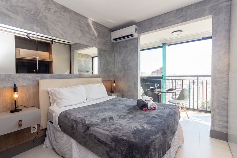 Vista Incrível Pôr do Sol | Andar Alto| Consolação