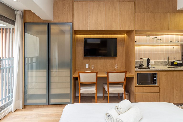 Studio charmoso a passos da Av. Paulista