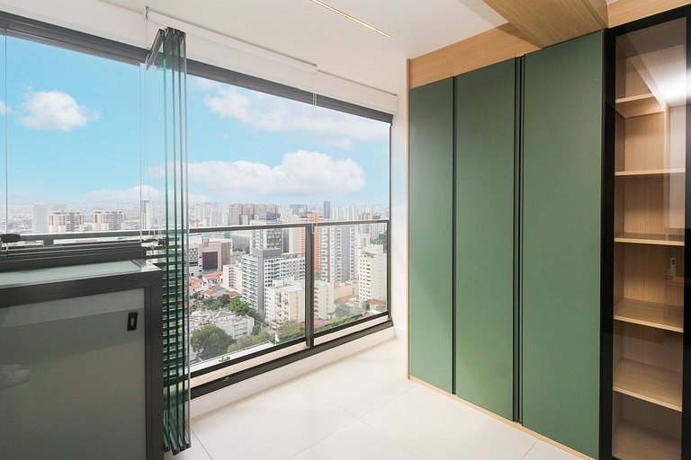 Studio no 24º Andar Perto do Allianz Parque