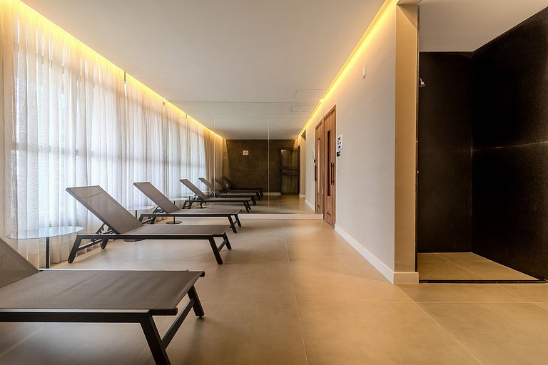Studio no Citzy Paulista com Piscina no Rooftop